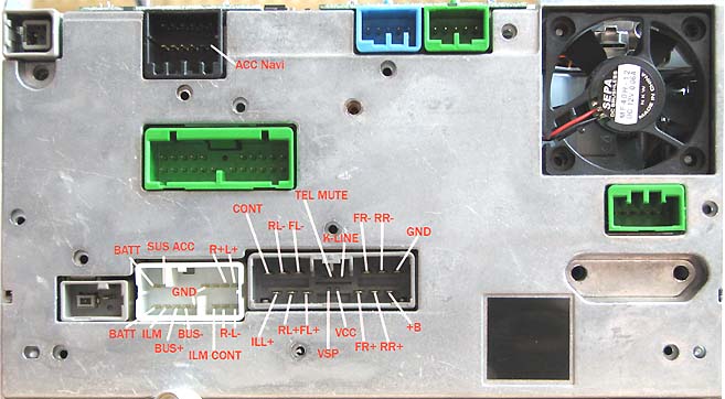 Honda Navigation pinout diagram @ pinoutguide.com