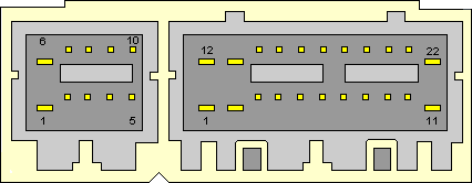 Chrysler Jeep Grand Cherokee 1999 - 2004 car stereo pinout diagram