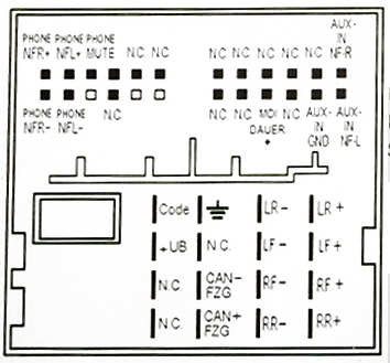 40 Vw Radio Connector - Wiring Diagram Online Source