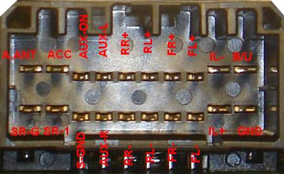 Clarion PS-2654D-B pinout diagram @ pinoutguide.com socket wiring harness connectors 