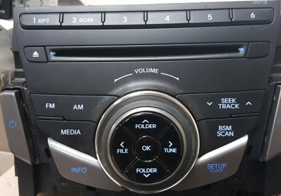 Hyundai Azera, Grandeur (2013-2016) Radio pinout diagram @ pinoutguide.com