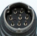 8 pin mini-DIN male photo
