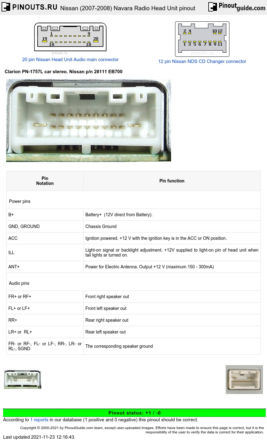 [DIAGRAM] Nissan Navara D40 Radio Wiring Diagram - MYDIAGRAM.ONLINE